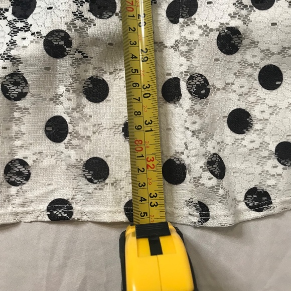 Laura Sleeveless Dress Womens S/M Black White Floral Polka Dot Midi A-Line - Picture 4 of 5